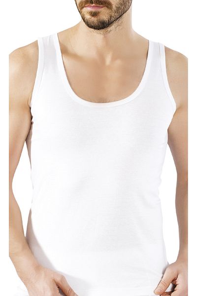 LÜXDRM 6 Pieces 100% Cotton Combed Cotton Strap Undershirt