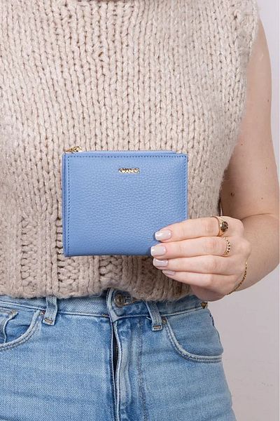 Grande Women's Genuine Leather Snap Fastener Zipper Wallet