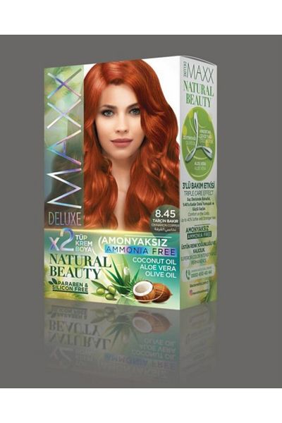 MAXX DELUXE MAXX - Ammonia-Free Hair Dye (Cinnamon Copper 8.45)