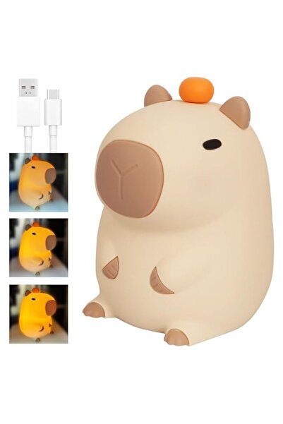 Generic مصباح ليلي من هوماركت كابيبارا، مصباح كابيبارا لطيف، مصباح ليلي للأطف...