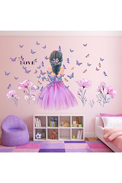 Generic ملصقات حائط على شكل فراشة من Amtoodopin، ملصقات حائط على شكل جنية زهو...