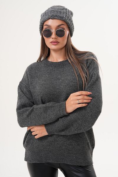 ŞİMAL Women's Crew Neck Knitwear Knitted Loose Sweater 255231 -