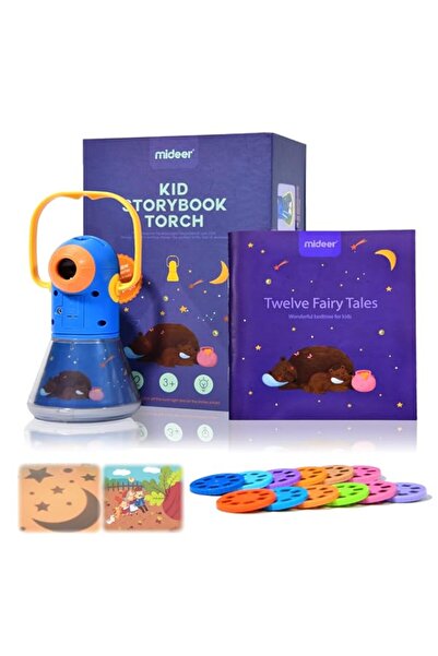 Generic Brand MiDeer Kids Story Projector with 12pcs Story Reels and Flashlig...