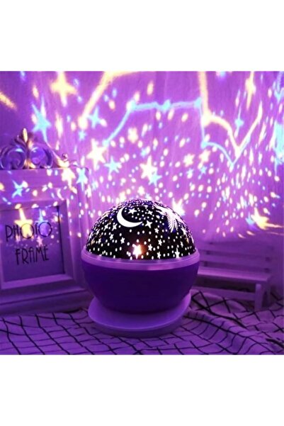 Generic جهاز عرض بامبيبو الليلي للبنات والأولاد - إضاءة ليلية مرصعة بالنجوم |...