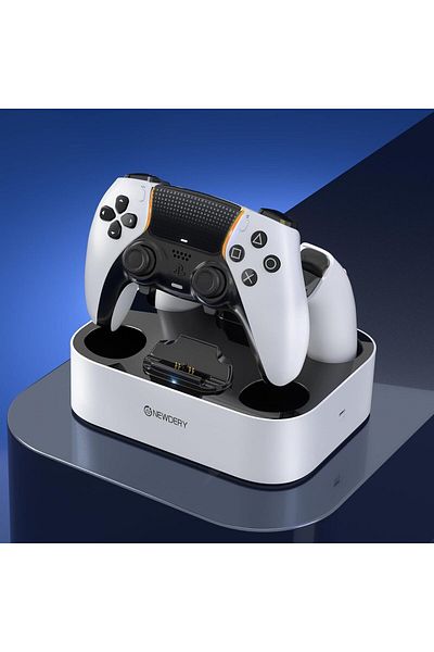 NEWDERY PS5 Dual Charging Stand with LED Indicator and fast charging
