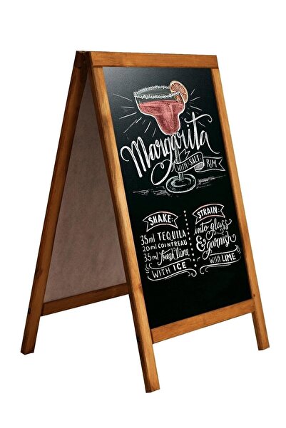Genel Markalar Menu3- Menü Yazı Tahtası Çift Taraflı 60x110