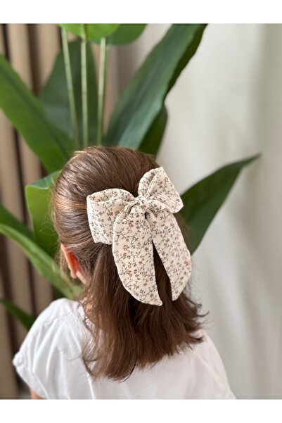 SOFT Müslin fiyonk detaylı toka