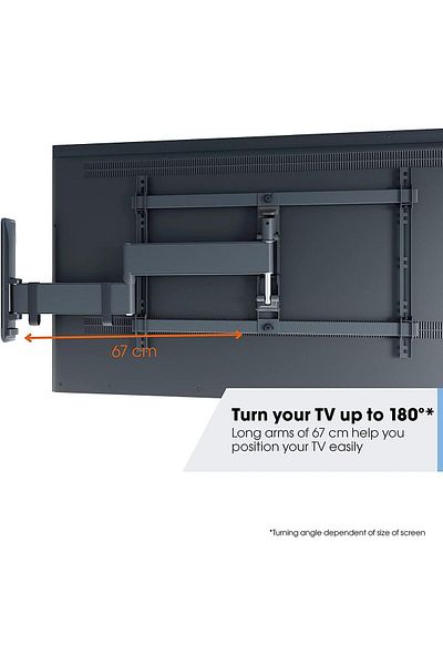 Vogel 's TVM 3645 Swivel TV Wall Mount Bracket for 40-77 Inch TVs, Holds TVs Up To Max