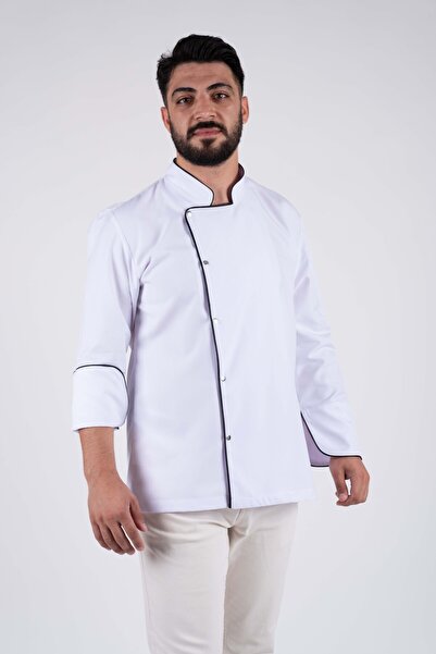 ACAR İŞ TEX Muška bela kuharska jakna