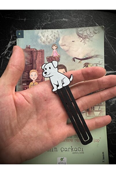 SHHOBİ علامة مرجعية لطيفة على شكل كلب جالس - علامة مرجعية على شكل كلب جميل