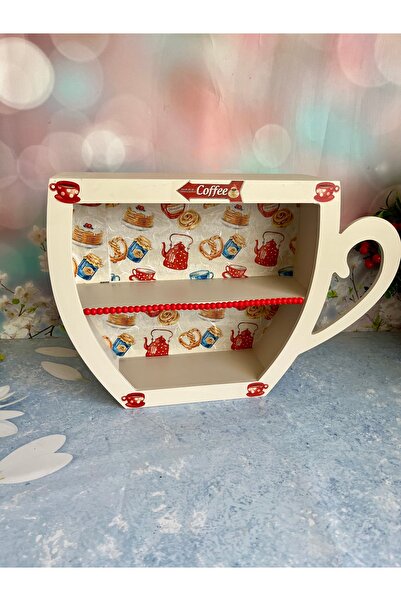 Bypinaryuksel Fincan Şeklinde Fincan Rafı,Bardak Rafı