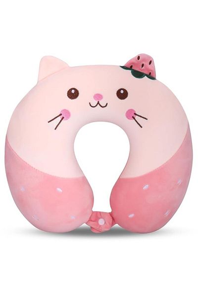 Generic KASTWAVE Neck Travel Pillow, Memory Foam Kids Travel Pillow, Removable Travel Neck Pillow with Zips