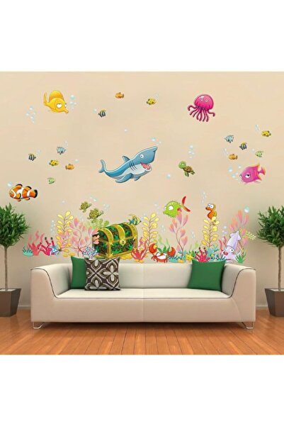 Generic Brand BPA® Cartoon DIY Wall Stickers Underwater World Sea Various Sha...