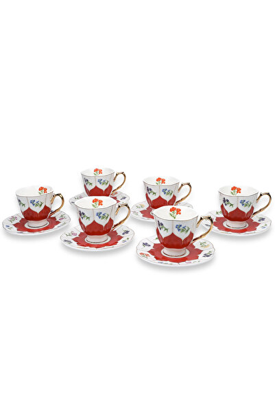 ROY KING طقم أكواب قهوة من تيدورا مكون من 6 قطع