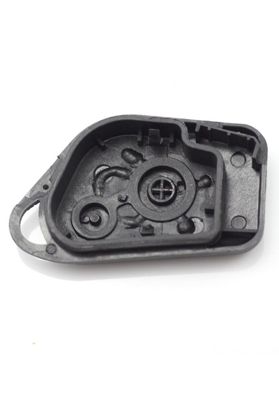 TECHSTAR Carcasă cheie auto cu 2 butoane și suport pentru baterie pentru Peugeot – compatibilă cu 206, 207, 307, 407