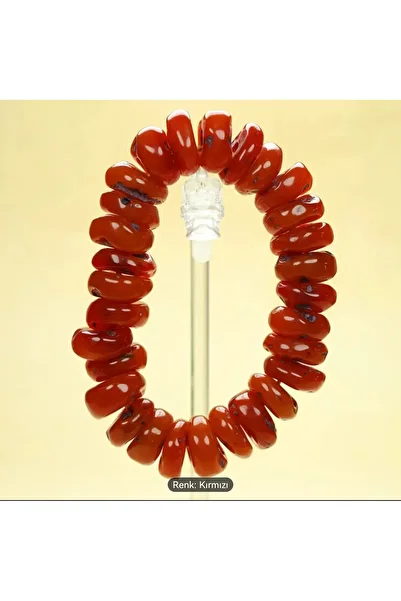 ORGANICYOU Guangzhou Amber Vintage Amber Matte Men's Bracelet and Rosary, Women's Elastic