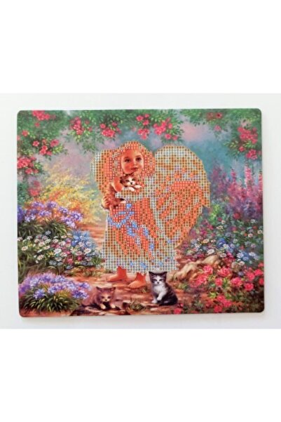 HALL BREATHE Renkli taşlı mozaik elmas goblen tablo, şık duvar dekoru