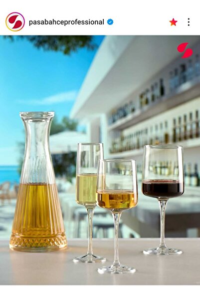 ORTAKÖY CENNETİ Paşabahçe 5 parça keyif seti 2 ad ıconıc 320 cc kadeh 2 ad ca...