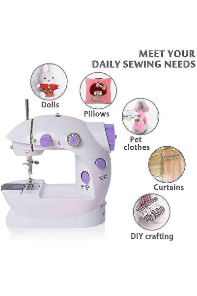 Genel Markalar Mini Ev Dikiş Makinesi Pedallı Sewing Machine