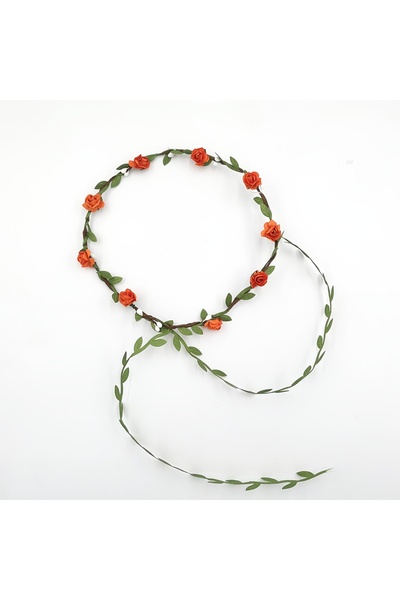 Fiyonks Atölye Floral Special Design Crown |   Bridesmaid, Henna, Show and Outdoor Shooting Accessory