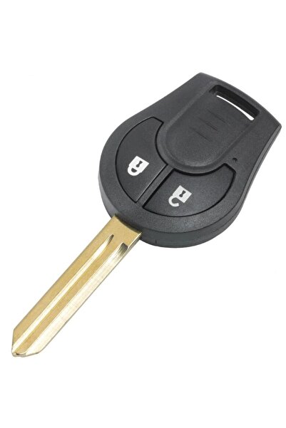 TECHSTAR Carcasă cheie auto cu 2 butoane compatibilă cu Nissan Micra K13 (201...