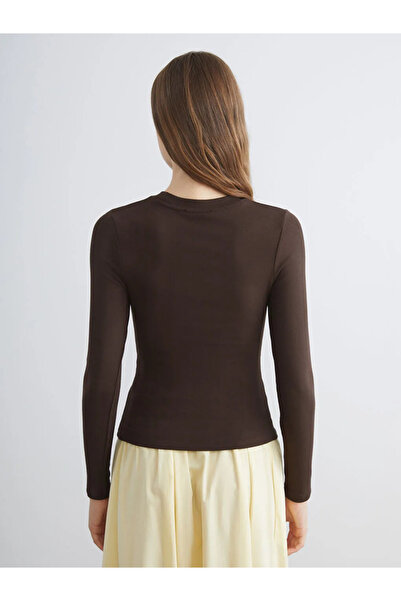 LC Waikiki Xside Brown Crew Neck Women's Body