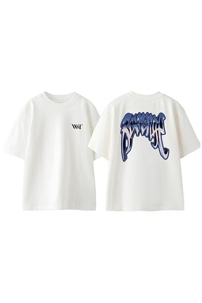 THEWERT Revenge Xxxtentacion Design Back Printed Cotton White Oversize T-Shirt