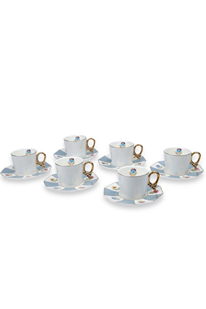 ROY KING LIVIA 6'LI KAHVE FİNCAN TAKIMI