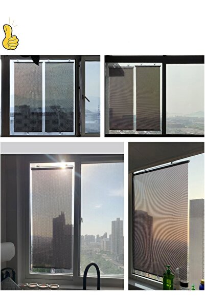 Özasya AVM Araba Ön Cam Güneşliği Oto Ön Cam Makaralı Güneş Koruyucu Aparat