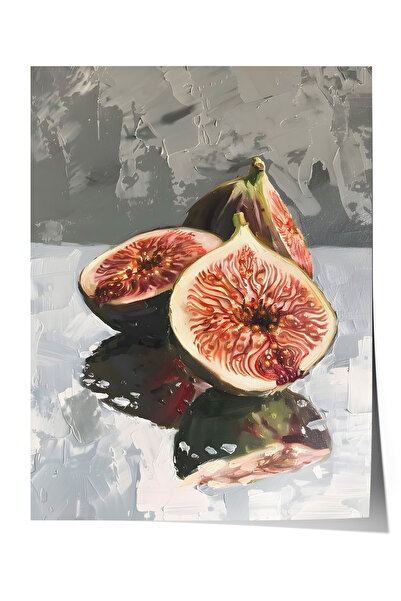 Zestia Poster fără ramă, Fotografie cu fructe de smochin, Poster decorativ pe...