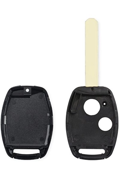 TECHSTAR Carcasă cheie auto cu 2 butoane și canal pentru cip - compatibilă cu Honda Civic, Accord