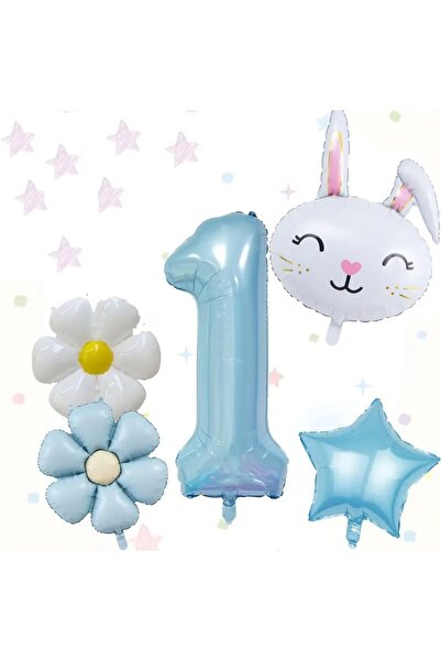 DÜVENCİ TİCARET مجموعة بالونات عمر الأرنب من باباتيا