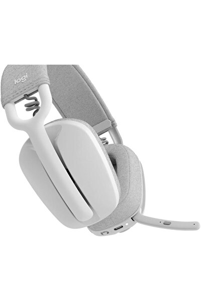 logitech Zone Vibe 100 Wireless Over-Ear Headphones with Noise-Canceling Microphone