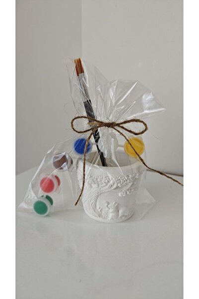 Zn Craft Sincap Figürlü Taş Tozu Boyama Seti