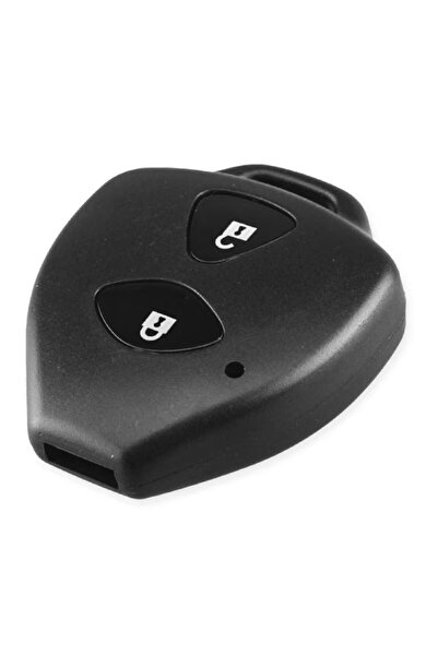 TECHSTAR Carcasă cheie auto cu 2 butoane pentru Toyota – compatibilă cu Corolla, Camry, Avensis, RAV4, Yaris