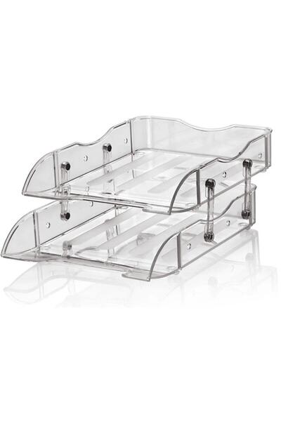 Cassa Raft pentru documente mobil, transparent, din 2 piese