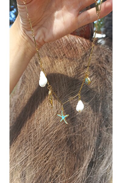 lavantebutik قلادة نجم البحر سحر الصلب للنساء