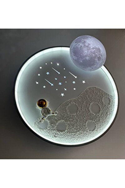 ışıksan aydınlatma ASTRONOT LEDLİ KUMANDALI TAVAN AVİZESİ 3 IŞIK RENK TONU(SARI,BEYAZ,GÜNIŞIĞI) KUMANDA İLE GECE MODU