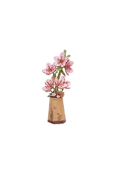 ROWOOD 3D Puzzle, Sakura Flower, Rowood, wood, 132 pieces
