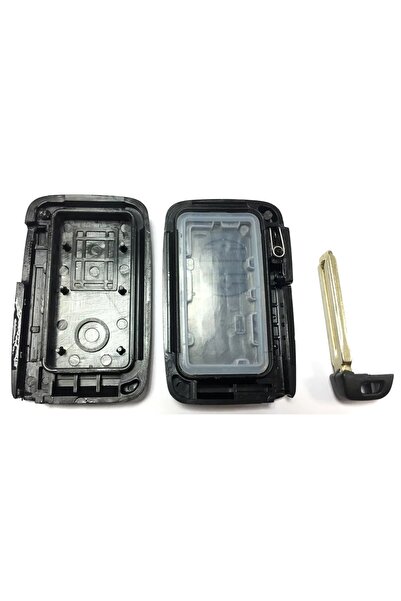 TECHSTAR Carcasă cheie auto cu 2 butoane compatibilă cu Toyota Prius XW30 (2009–2012) – proximitate, TOY40