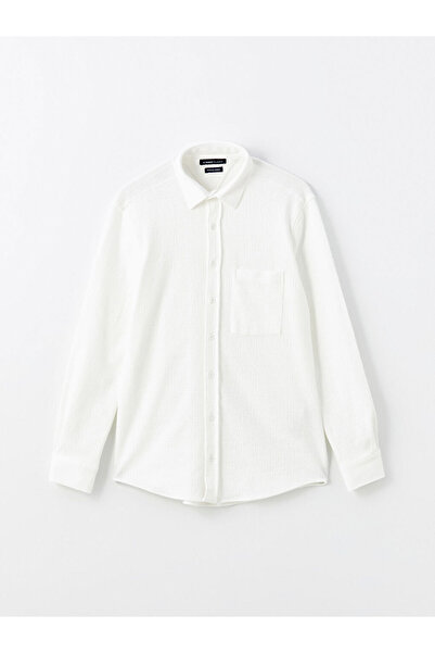 LC Waikiki Блискучі вибори від Shining Store | Чоловіча сорочка з довгими рукавами Regular Fit