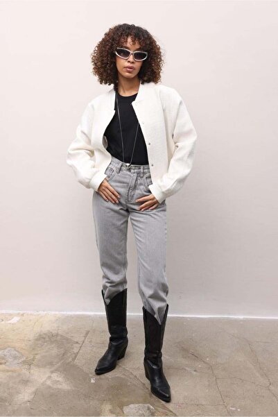 Lijuri Paola Textured Bomber Jacket 6071-8