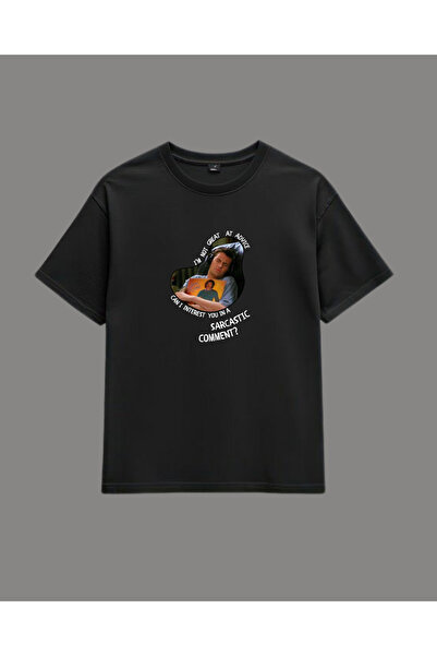 tubtubdesign FRIENDS Chandler T-shirt ssiyah