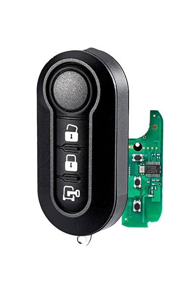 TECHSTAR Cheie auto complet programabilă, cu telecomandă de 433 MHz, 3 butoane, cip PCF7946, sistem Marelli –