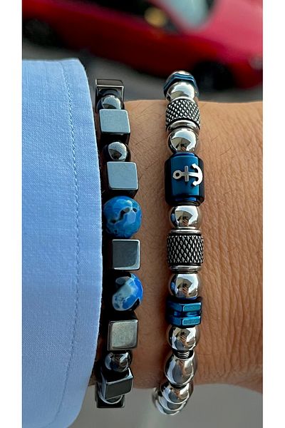 Naviforce Steel Spring Steel Men's Bracelet