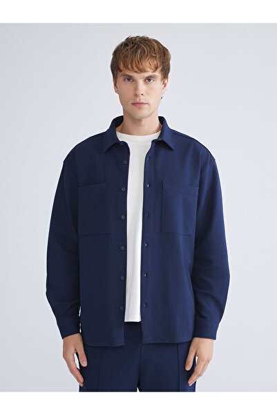 LC Waikiki Ανδρικό μακρυμάνικο πουκάμισο με κανονική εφαρμογή