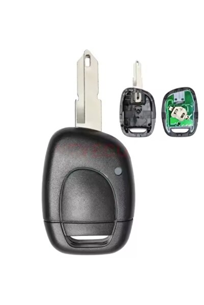 TECHSTAR Θήκη κλειδιού αυτοκινήτου με 1 κουμπί και λάμα 206 για Renault – συμ...