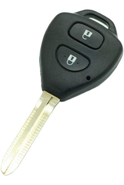 TECHSTAR Carcasă cheie auto, cu 2 butoane, compatibilă cu Toyota Corolla, RAV4, Yaris, Avensis, Hilux,