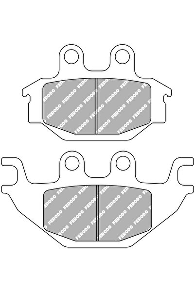 FERODO SET PLĂCUTE DE FRÂNĂ ORGANICE FDB2184P MOTO - RACING, COMPATIBIL CU KY...