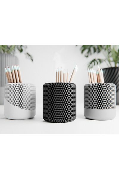 Macco Modern Japandi Pen Holder Set of 3